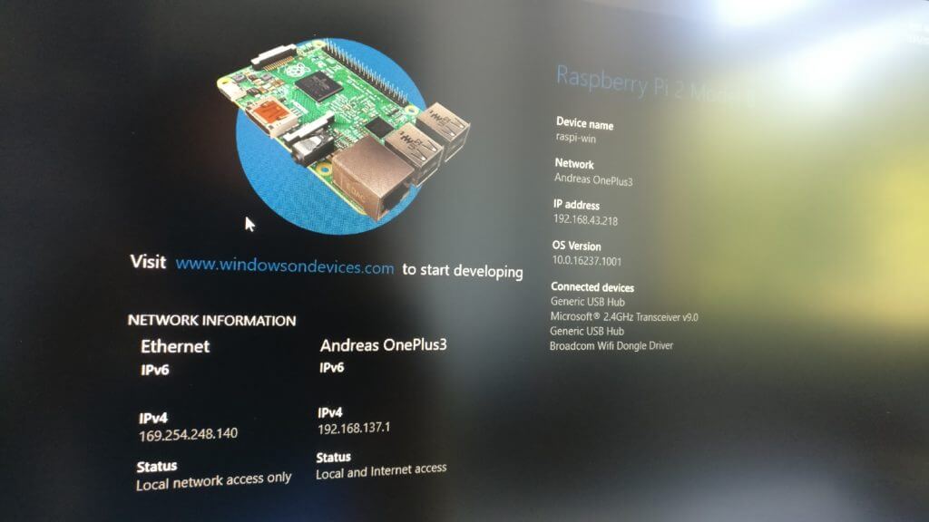 raspberry pi windows 10 iot core raspberry pi windows 10 iot core