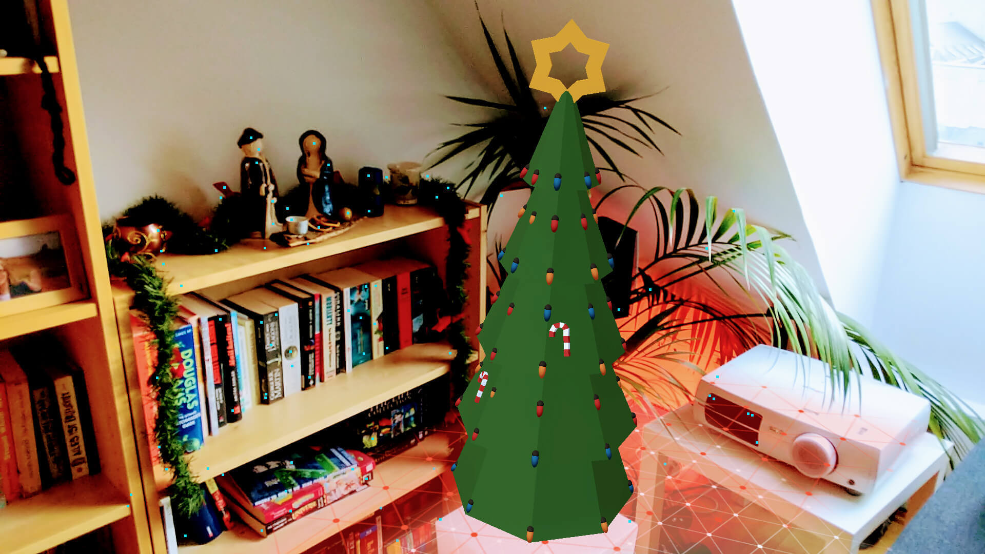 Augmented Reality Christmas Tree with Google ARCore Developer Preview 2