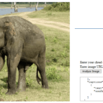 Example overview: specify an image URL and your API key, get a complete image description from an Artificial Intelligence service.